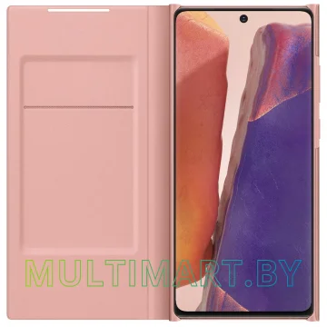 Чехол Samsung Smart LED View Cover для Galaxy Note 20 (бронзовый) картинка 3